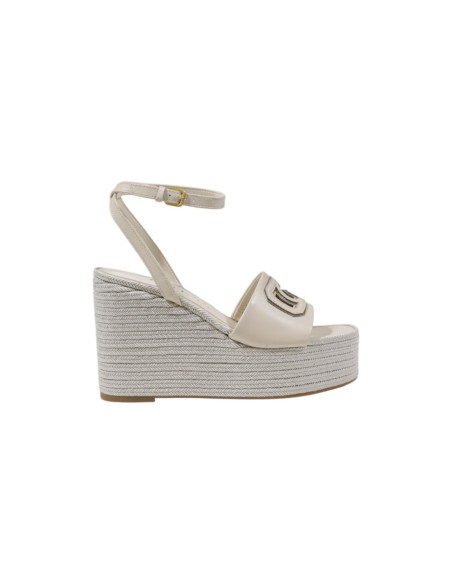 Guess sabots compensés beige femme | choixmode.fr