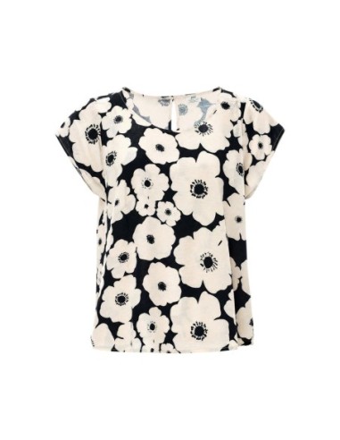 Jacqueline De Yong Blouse Femme Noire Florale| choixmode.fr