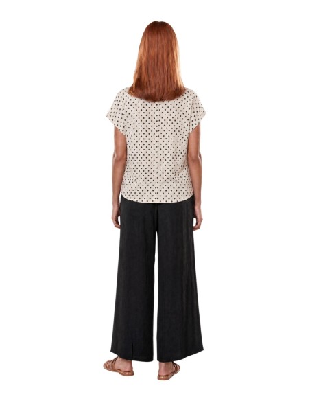 Jacqueline De Yong Blouse Femme Beige à Pois| choixmode.fr