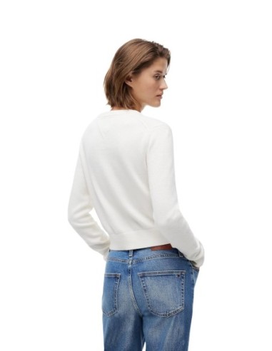 Tommy Hilfiger Jeans Sweat Femme Blanc Bio| choixmode.fr