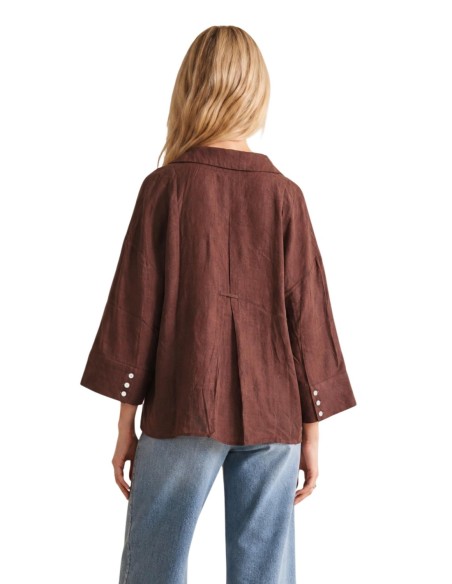 Jacqueline De Yong Chemise Femme Marron Fluide| choixmode.fr