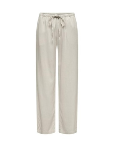 Jacqueline De Yong Pantalon Femme Gris Lin| choixmode.fr