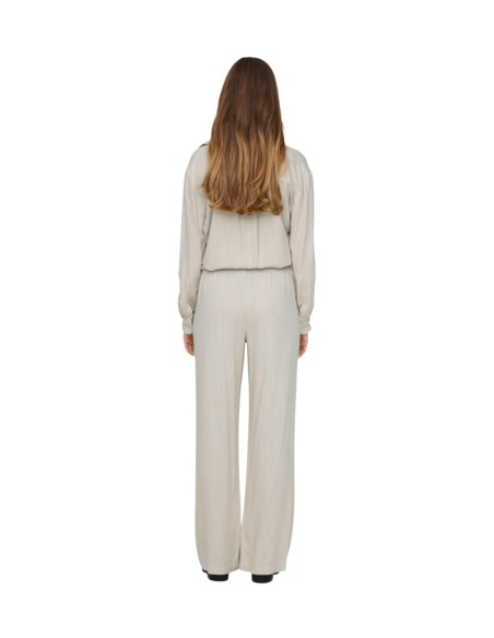 Jacqueline De Yong Pantalon Femme Gris Lin| choixmode.fr
