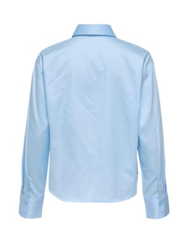 Jacqueline De Yong Chemise Femme Bleu Azur Coton| choixmode.fr