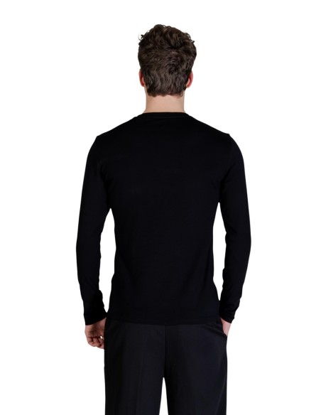 Guess T-shirt Homme Noir Manches Longues Stretch| choixmode.fr