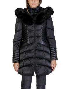 Guess Veste Femme Noire à Capuche Moderne| choixmode.fr