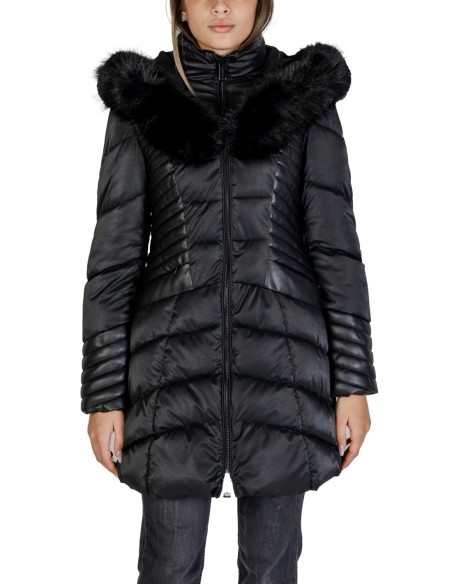 Guess Veste Femme Noire à Capuche Moderne| choixmode.fr