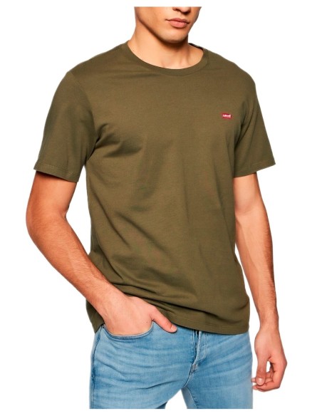 Levi's T-shirt Homme Vert 100 % Coton| choixmode.fr