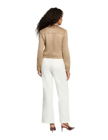 Morgan De Toi Veste Femme Beige Zippée Élégante| choixmode.fr