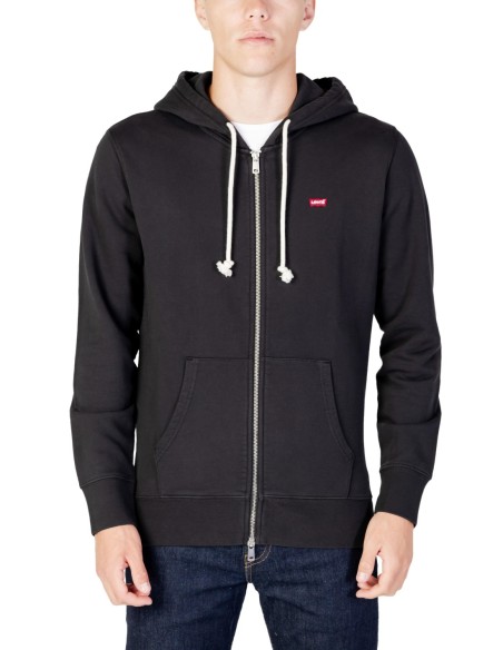 Levi's Sweat Zippé Homme Noir à Capuche| choixmode.fr