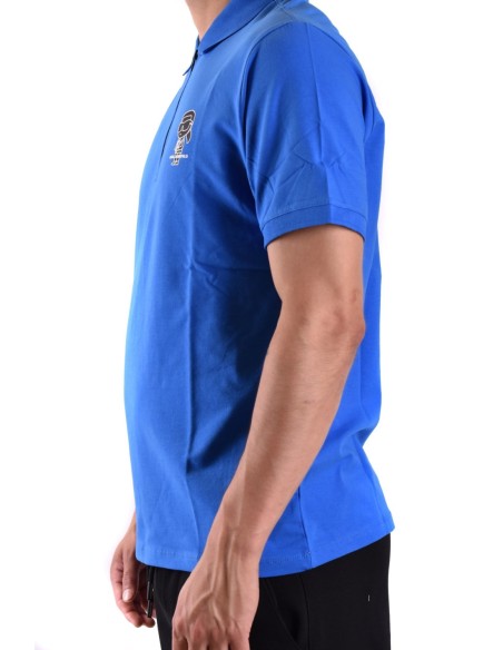 Karl Lagerfeld Polo Homme Bleu Fermeture Zippée| choixmode.fr