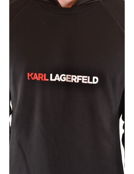 Karl Lagerfeld Sweat à Capuche Homme Noir| choixmode.fr