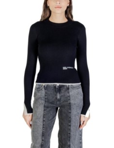 Karl Lagerfeld Jeans Pull Femme Noir Imprimé| choixmode.fr