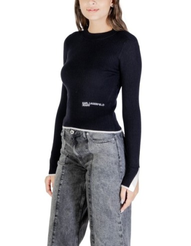 Karl Lagerfeld Jeans Pull Femme Noir Imprimé| choixmode.fr