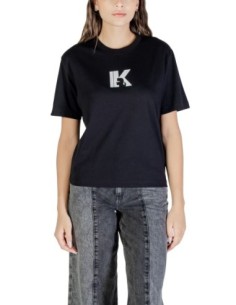 Karl Lagerfeld Jeans T-shirt Femme Noir Imprimé| choixmode.fr
