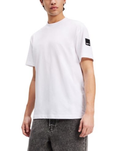 Karl Lagerfeld Jeans T-shirt Homme Blanc 100 % Coton| choixmode.fr