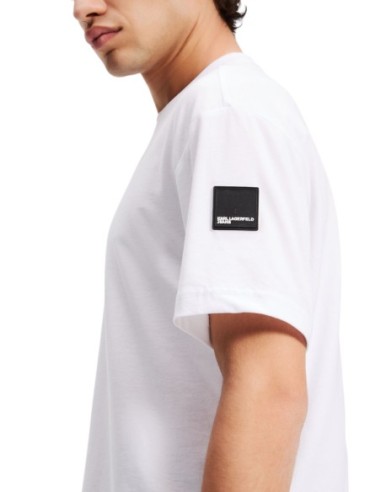 Karl Lagerfeld Jeans T-shirt Homme Blanc 100 % Coton| choixmode.fr