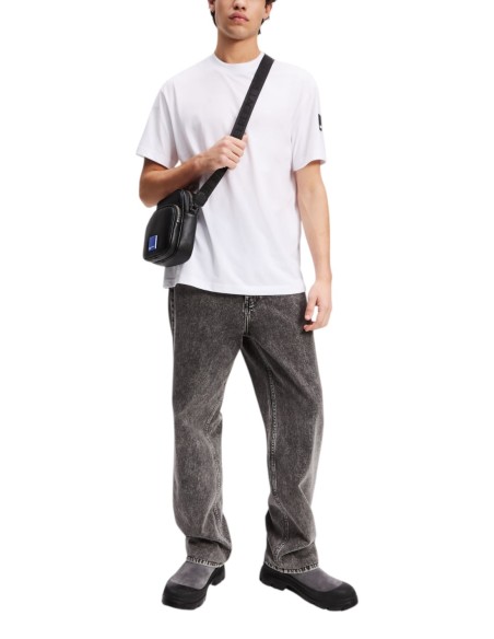 Karl Lagerfeld Jeans T-shirt Homme Blanc 100 % Coton| choixmode.fr