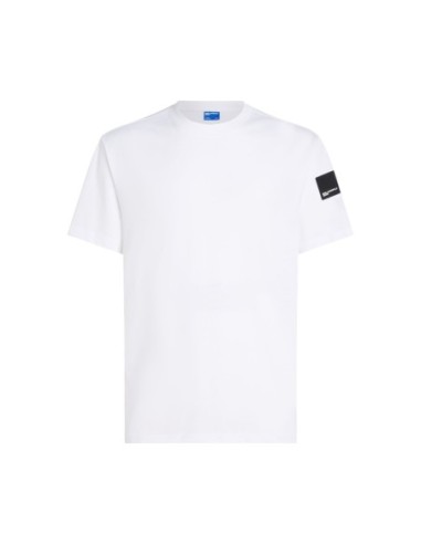 Karl Lagerfeld Jeans T-shirt Homme Blanc 100 % Coton| choixmode.fr