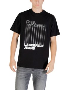 Karl Lagerfeld Jeans T-Shirt Homme Noir Imprimé| choixmode.fr