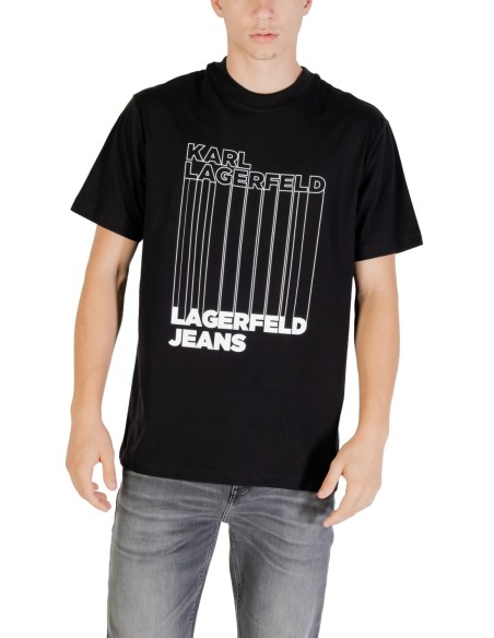 Karl Lagerfeld Jeans T-Shirt Homme Noir Imprimé| choixmode.fr