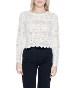 Jacqueline De Yong Pull Femme Blanc Maille Légère| choixmode.fr