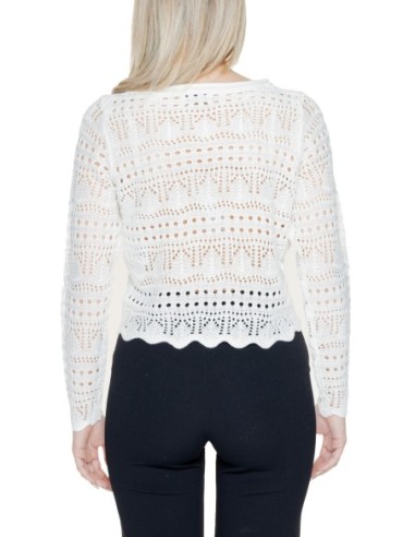 Jacqueline De Yong Pull Femme Blanc Maille Légère| choixmode.fr