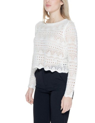 Jacqueline De Yong Pull Femme Blanc Maille Légère| choixmode.fr