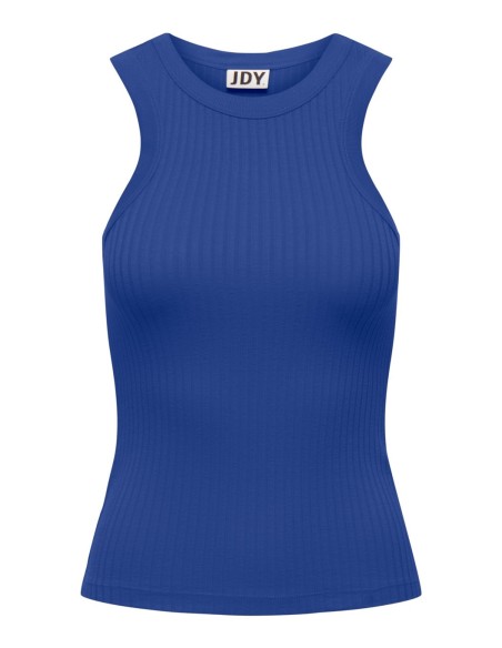 Jacqueline De Yong Débardeur Femme Bleu Confort Extensible| choixmode.fr