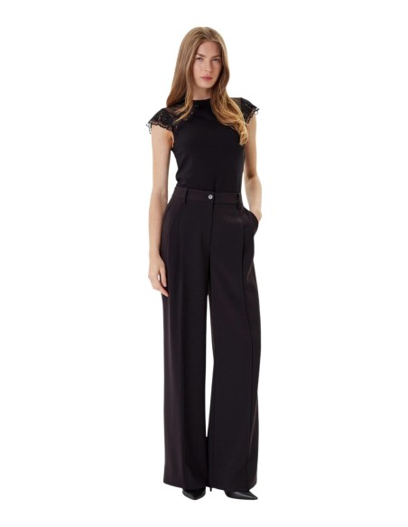 Morgan De Toi Top Femme Noir Sans Manches Élégant| choixmode.fr