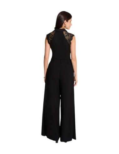 Morgan De Toi Top Femme Noir Boutonné| choixmode.fr
