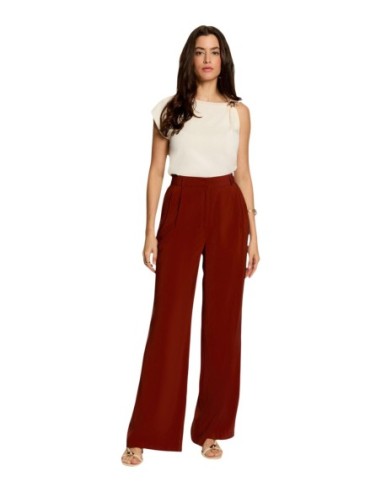 Morgan De Toi Pull Femme Beige Sans Manches| choixmode.fr