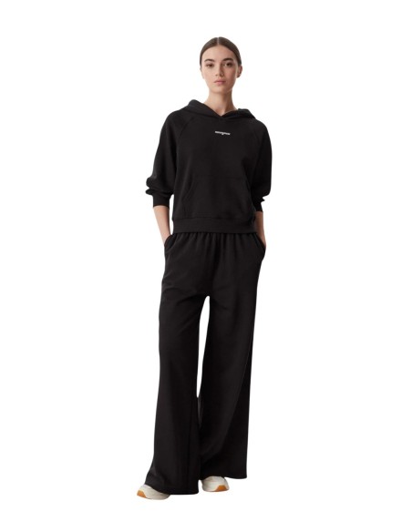 Tommy Hilfiger Jeans Pantalon Femme Wide Leg Noir| choixmode.fr