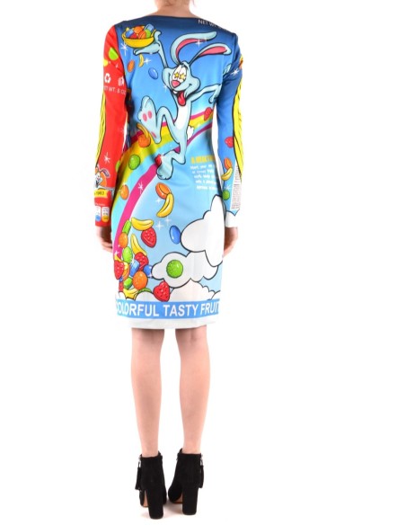 Moschino Robe Femme Rouge Imprimée Élégante| choixmode.fr