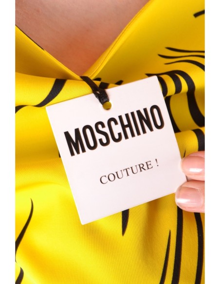 Moschino Robe Femme Rouge Imprimée Élégante| choixmode.fr