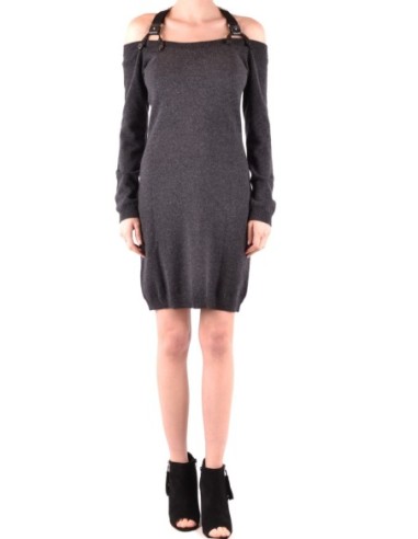 Moschino Robe Femme Grise Laine Cachemire Italienne| choixmode.fr