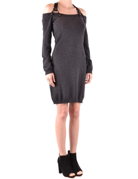 Moschino Robe Femme Grise Laine Cachemire Italienne| choixmode.fr