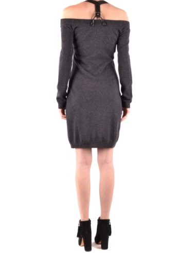 Moschino Robe Femme Grise Laine Cachemire Italienne| choixmode.fr