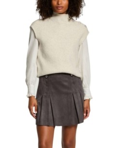 Morgan De Toi Gilet Femme Blanc Sans Manches| choixmode.fr
