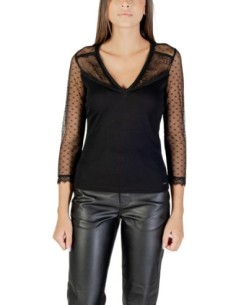 Morgan De Toi Blouse Femme Noire à Pois Chic| choixmode.fr