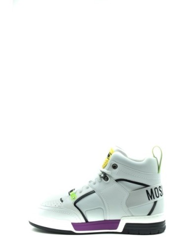 Moschino Baskets Homme Blanches en Cuir Italien| choixmode.fr