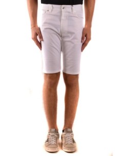 Moschino Bermuda Homme Blanc Coton Stretch| choixmode.fr