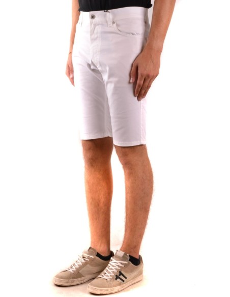 Moschino Bermuda Homme Blanc Coton Stretch| choixmode.fr