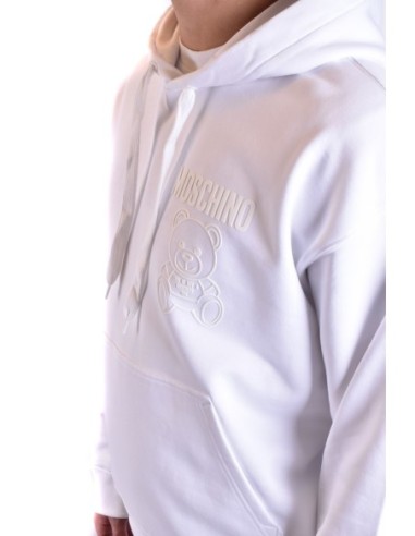 Moschino Sweat à Capuche Homme Blanc Premium| choixmode.fr