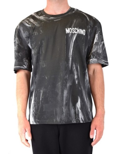 Moschino T-Shirt Homme Noir en Coton Intemporel| choixmode.fr