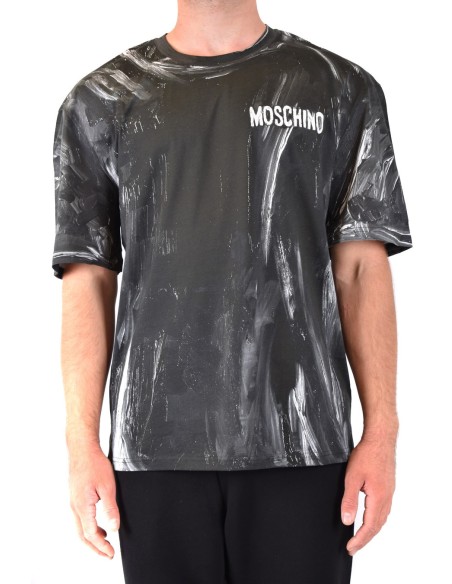 Moschino T-Shirt Homme Noir en Coton Intemporel| choixmode.fr