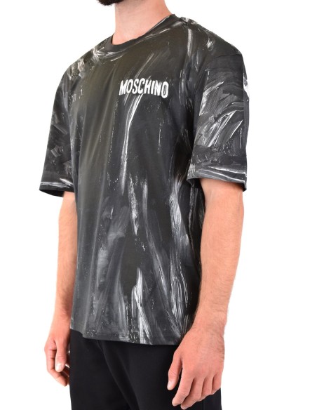 Moschino T-Shirt Homme Noir en Coton Intemporel| choixmode.fr