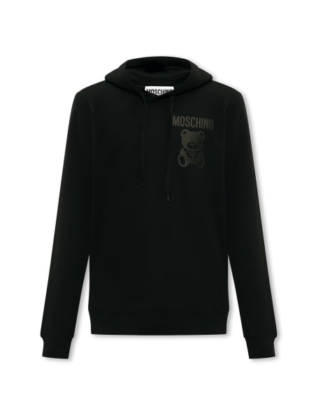 Moschino Sweat à Capuche Homme Noir Streetwear| choixmode.fr