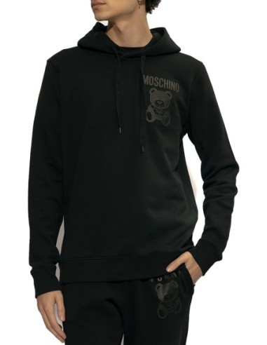 Moschino Sweat à Capuche Homme Noir Streetwear| choixmode.fr