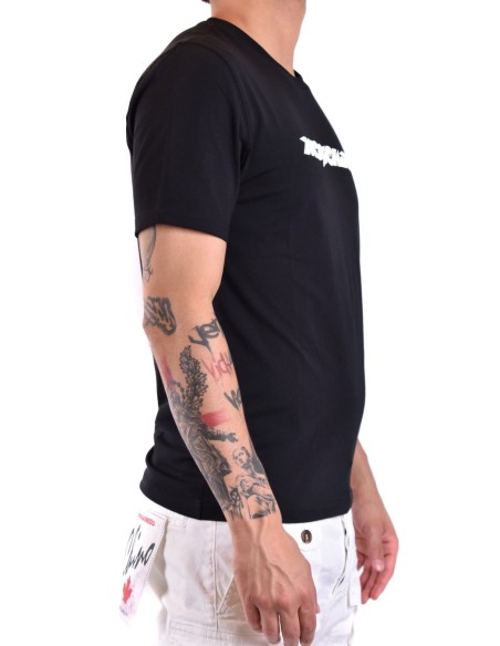 Moschino T-Shirt Homme Noir Imprimé Style Urbain| choixmode.fr